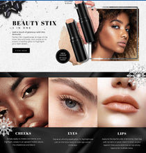 Load image into Gallery viewer, 302 3 in 1 LUSTER & BLUSH Beauty stix shimmer